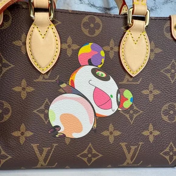 Louis Vuitton Murakami Panda Bag Onthego BB LV x TM Monogram Multicolor 2025 New - Picture 8 of 14